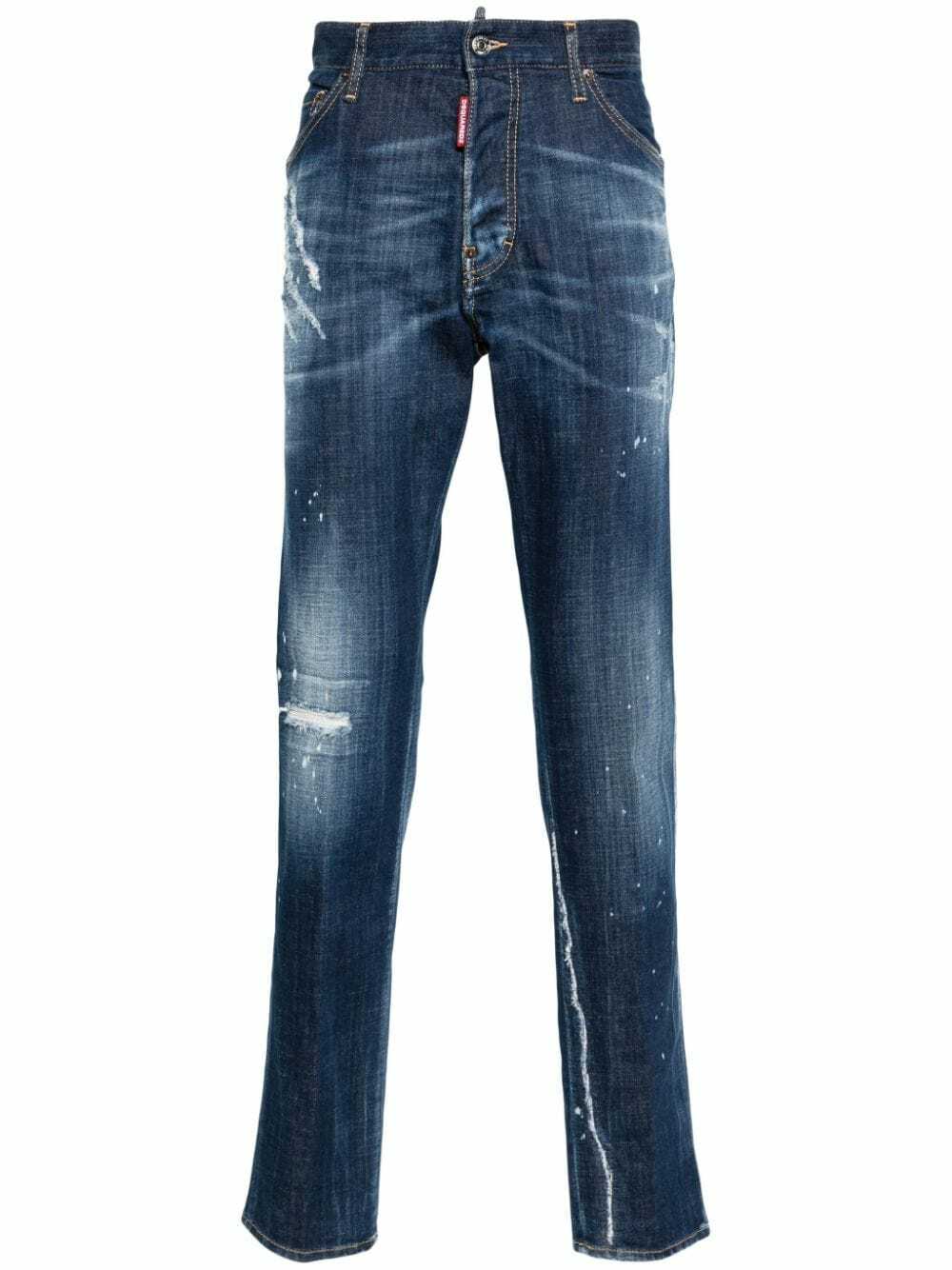 Dsquared2 Men's Cotton Denim Jeans Blue