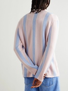 Guest In Residence - Baja Everywear Striped Cashmere Cardigan - Pink