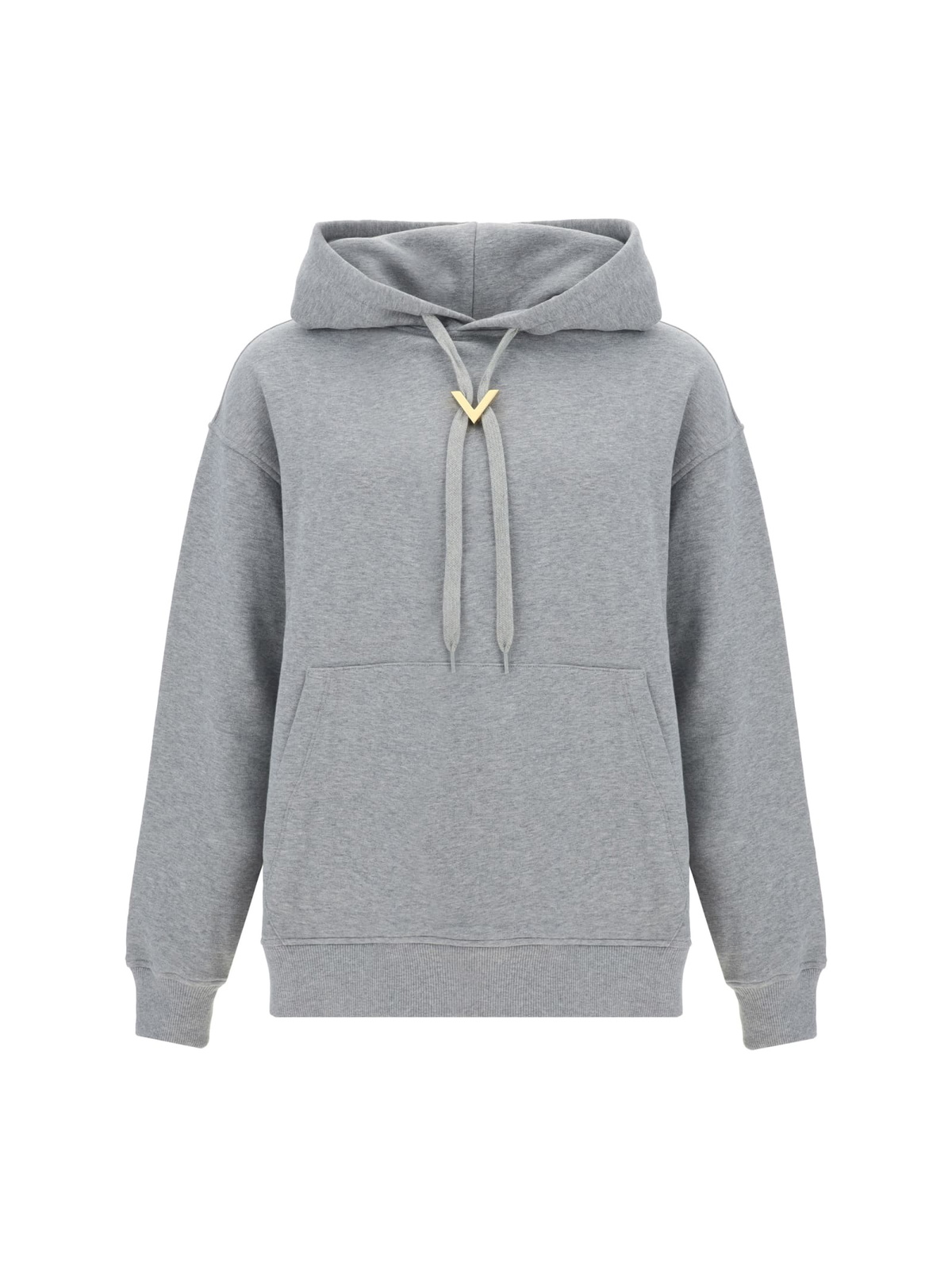 Valentino Logo Plaque Drawstring Hoodie