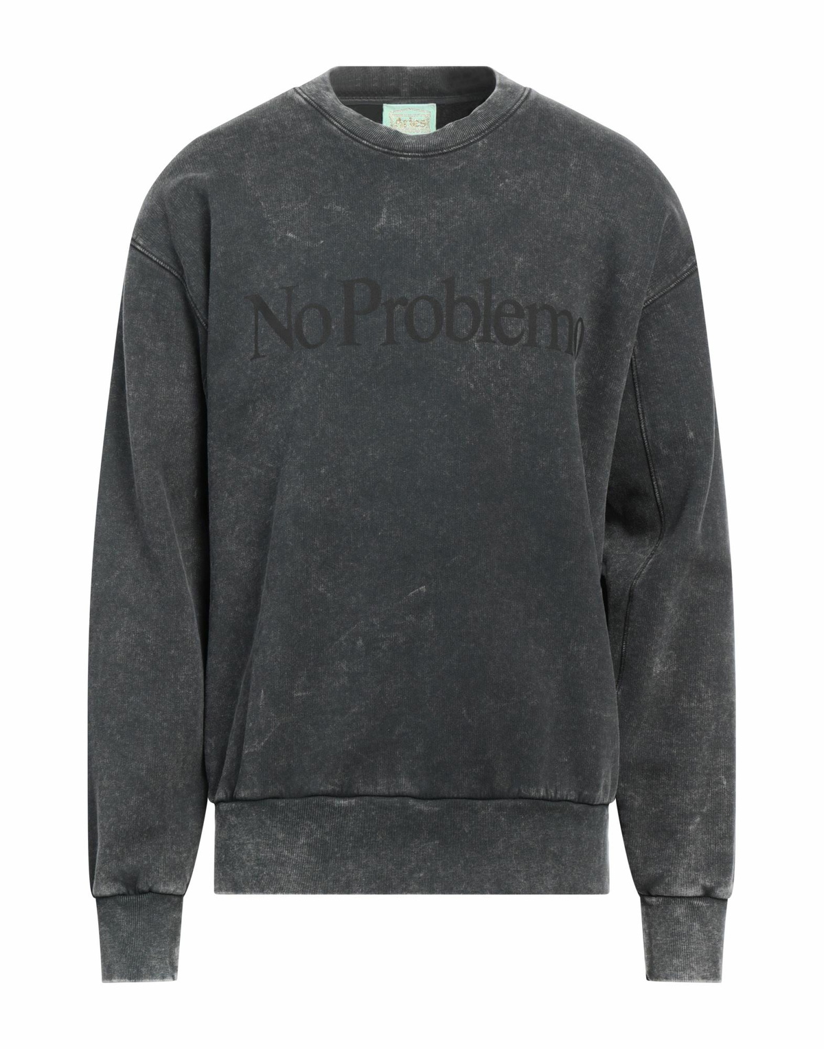 Aries Mens Sweatshirt Charcoal