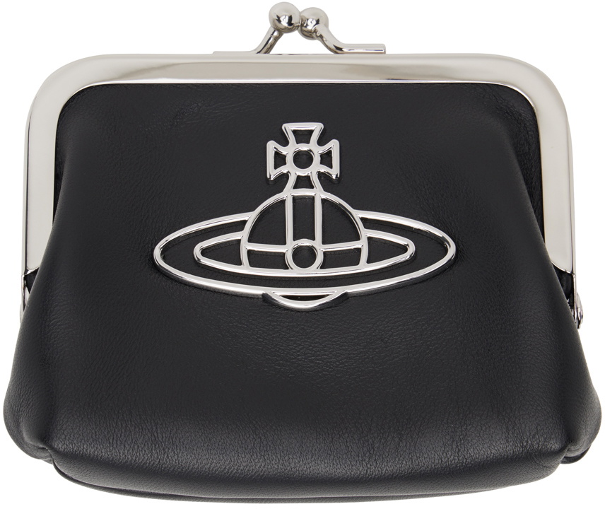 Vivienne Westwood Black Kiss-Lock Wallet Vivienne Westwood