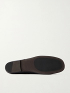 Dries Van Noten - Leather Slides - Black