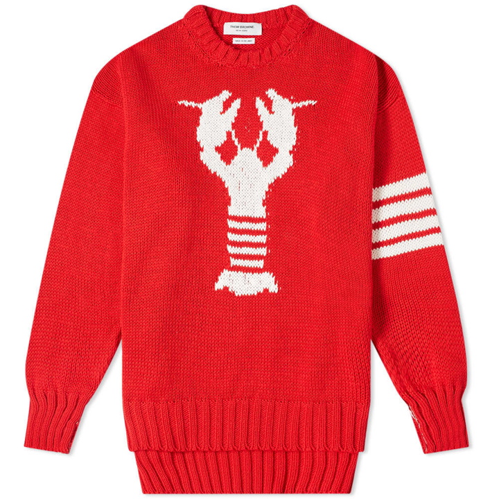 Photo: Thom Browne Lobster Intarsia Crew Knit