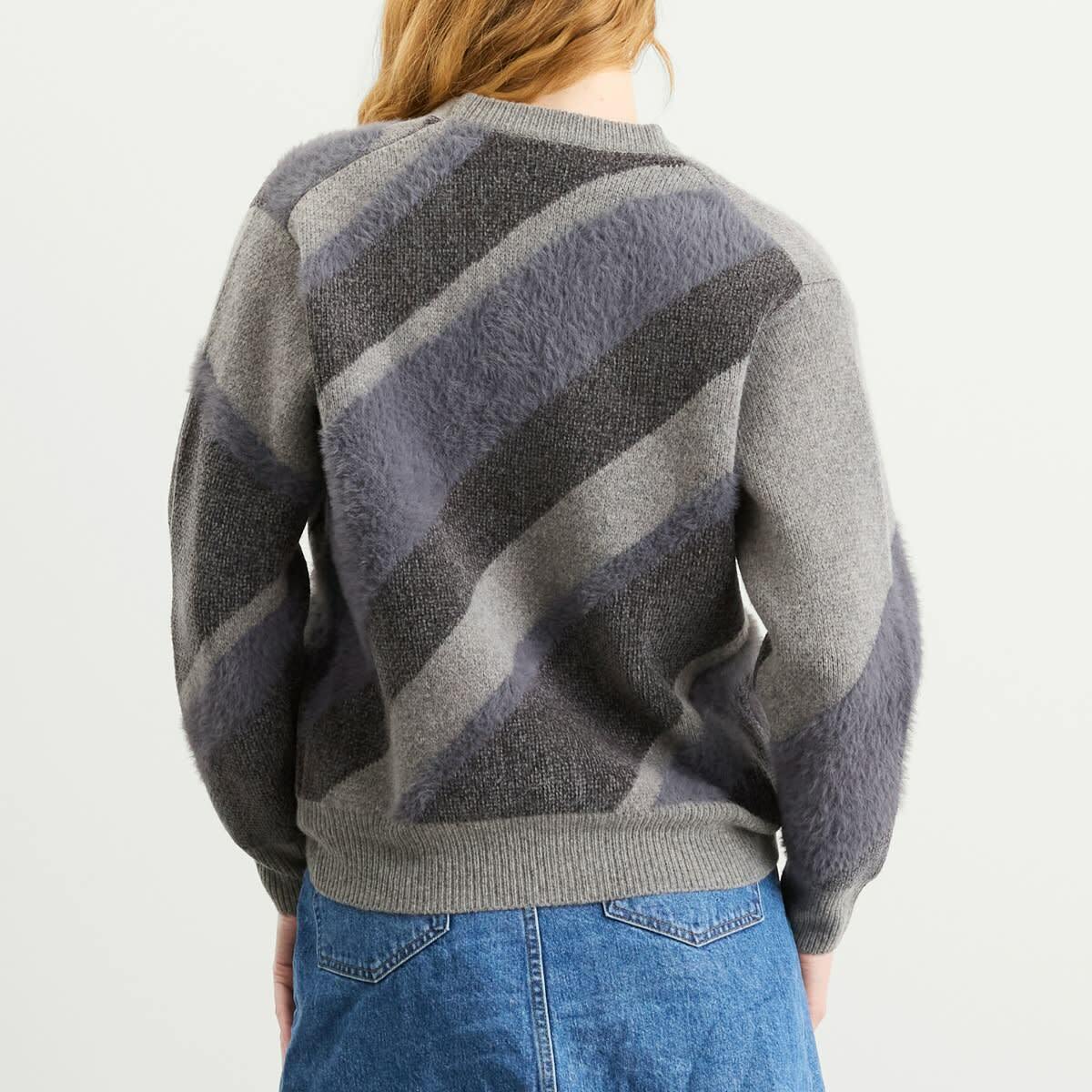 TOGA ARCHIVES Women's TOGA Regimental Knit Cardigan in Grey