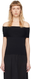 Quira SSENSE Exclusive Black Off Shoulder Top