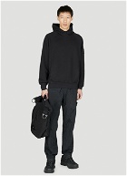 Stone Island Shadow Project - Compass Patch Hooded Sweatshirt in Black