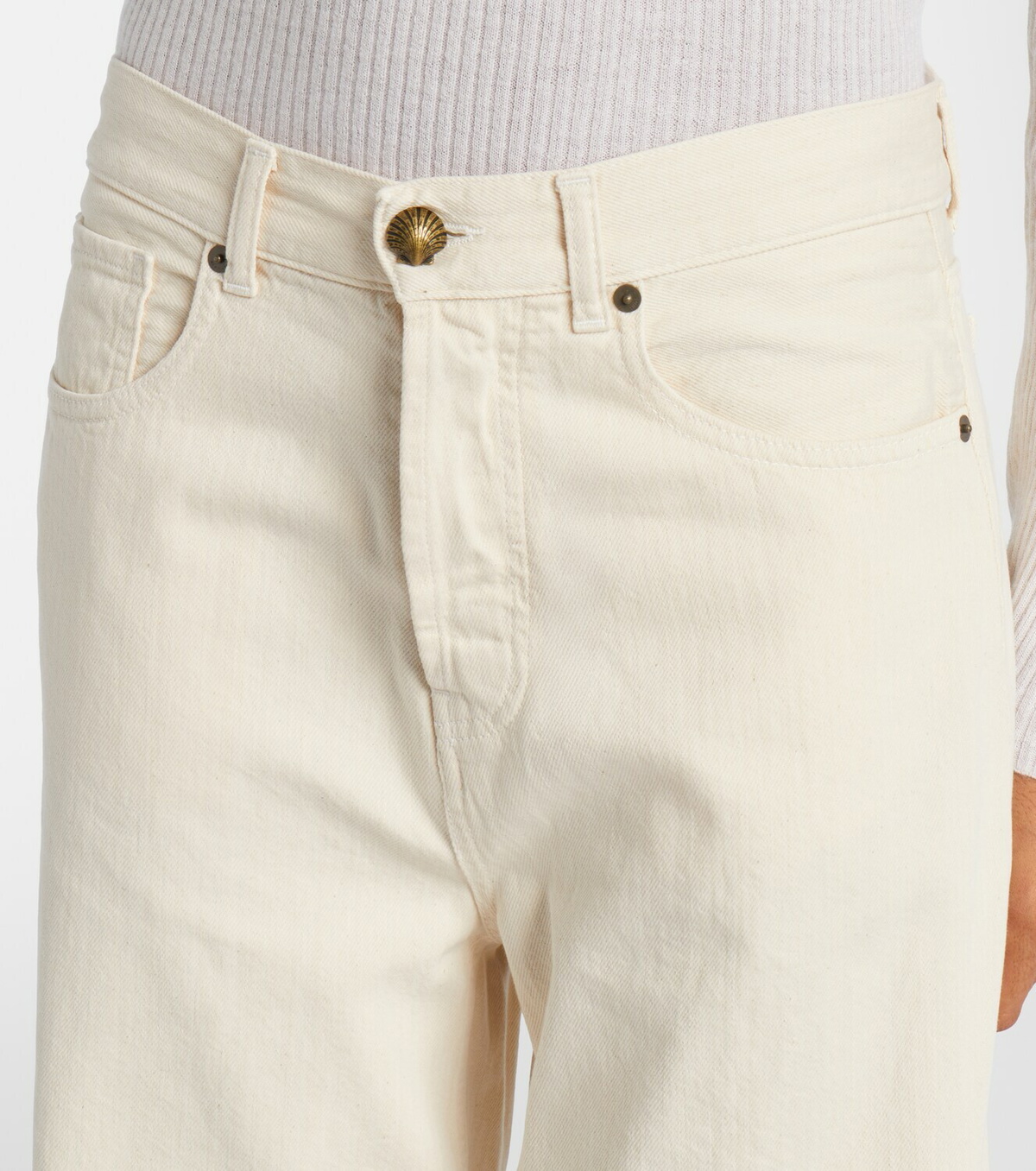 Alanui Shades Of Eden wide-leg jeans