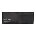 Off-White Black Quote Bifold Wallet