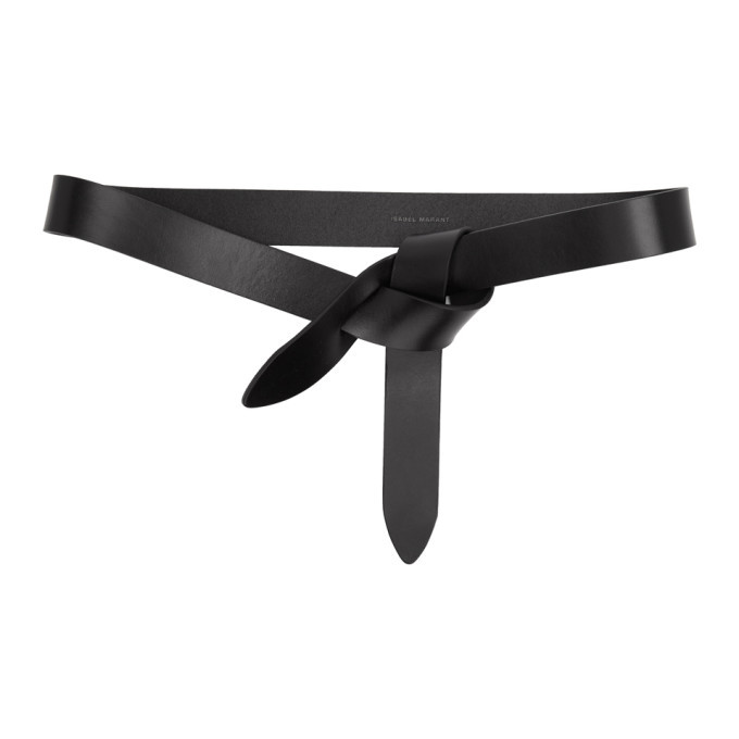 Isabel Marant Black Leather Lecce Belt Isabel Marant