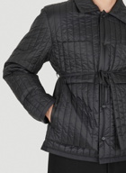 Quilted Worker Jacket in Black
