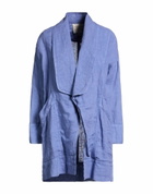 Alessia Santi Womens Overcoat & Trench Coat in Purple