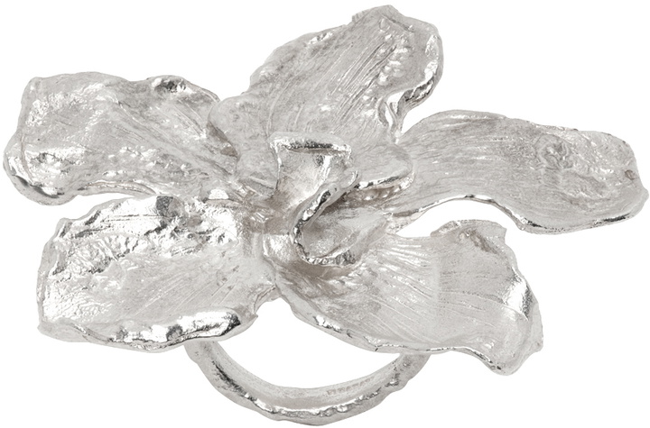 Photo: ELHANATI Silver Conie Vallese Edition Jardín Big Flower Ring