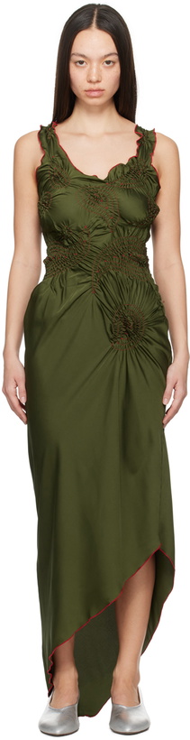 Photo: J.Kim Khaki Markiza Midi Dress