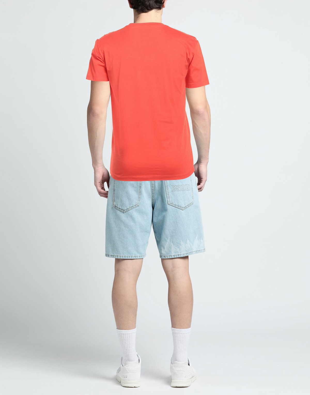 Dsquared2 Mens T-shirt in Tomato red
