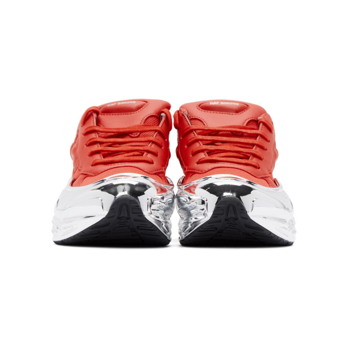 Red and silver on sale raf simons shoes