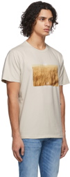 Frame Beige Graphic T-Shirt
