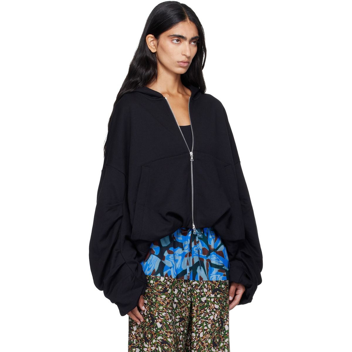 Dries Van Noten Black Hannett Tris Sweatshirt