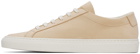 Common Projects Tan Contrast Achilles Sneakers