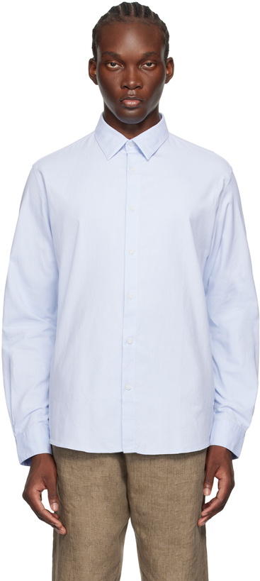 Photo: Sunspel Blue Oxford Shirt