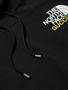 GUCCI - The North Face Logo-Print Cotton-Jersey Hoodie - Black