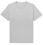 NN07 - Ethan Printed Mélange Pima Cotton-Jersey T-Shirt - Gray