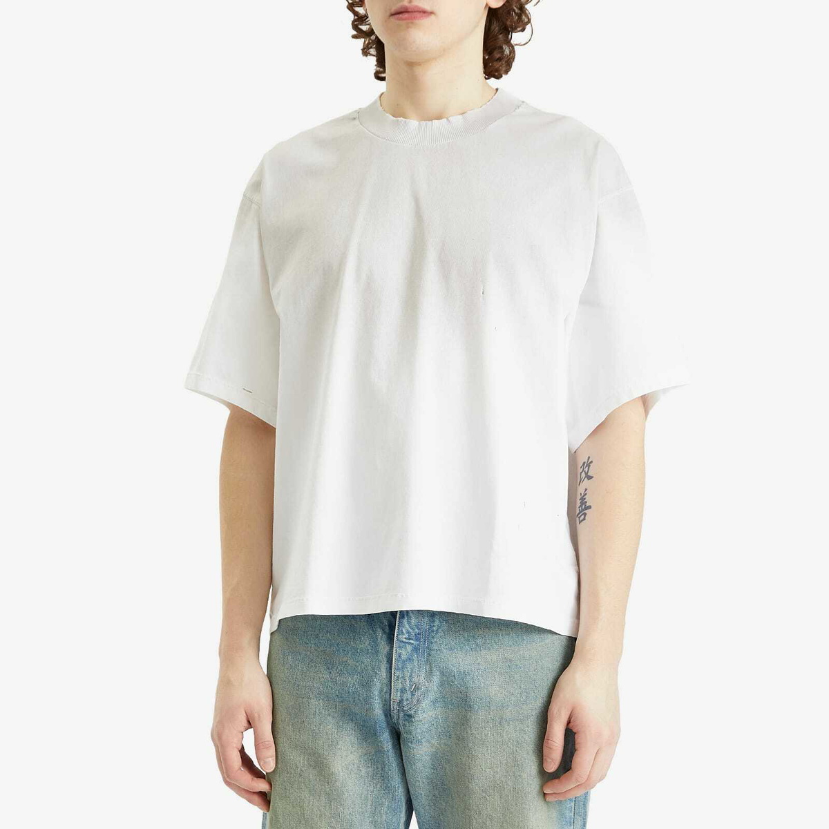 Won Hundred Men's Houston Staggered Dirt T-Shirt in White