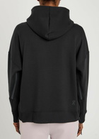 ON Logo Stretch-jersey Hooded Sweatshirt Black