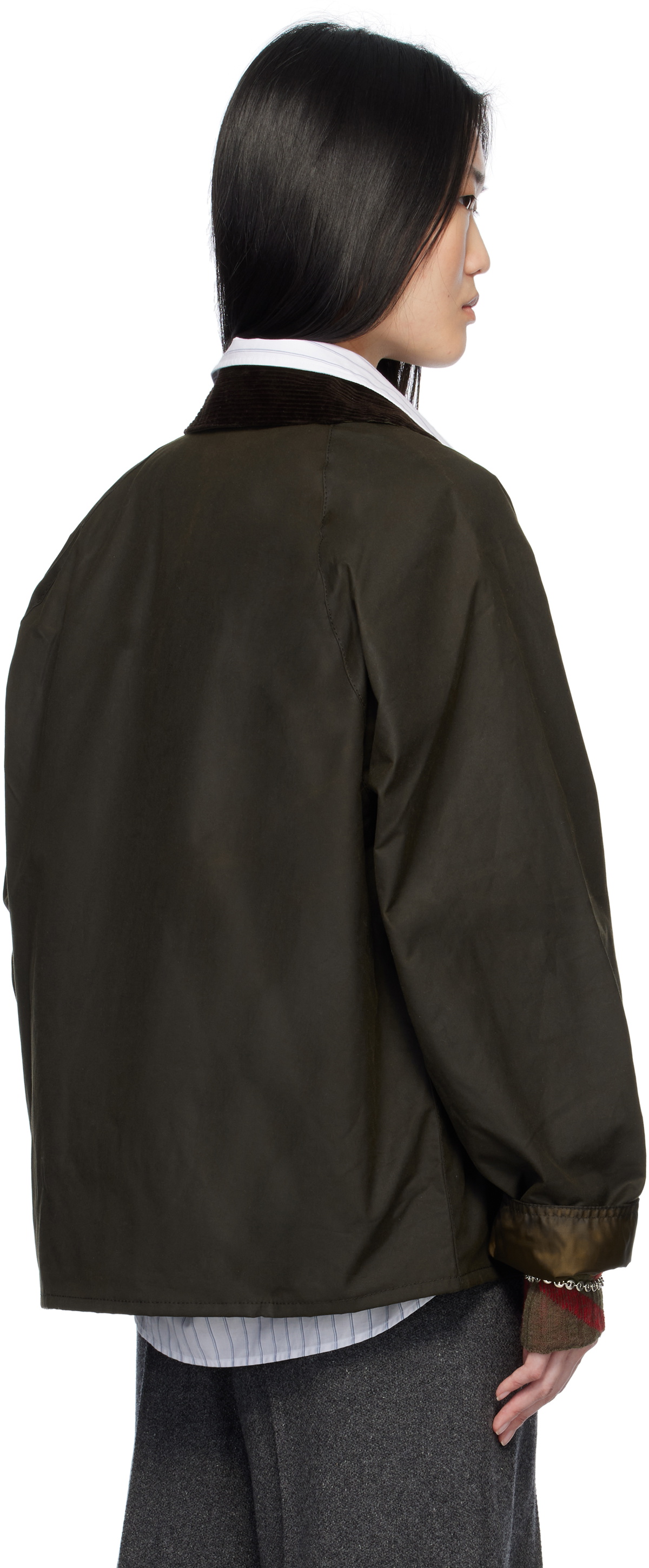 Barbour Khaki Transport Wax Jacket Barbour