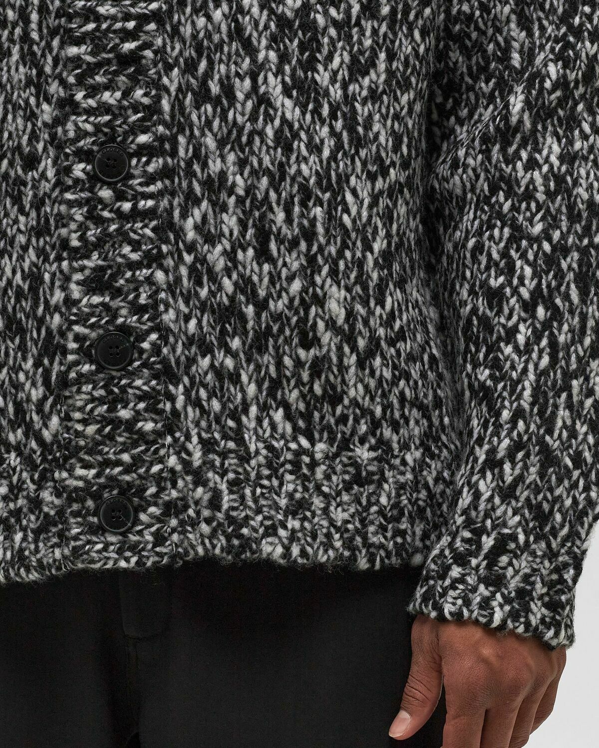 CLOSED CARDIGAN Black Mens Zippers & Cardigan