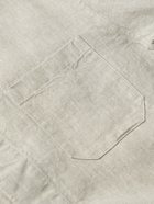 NN07 - Oscar Linen Overshirt - Neutrals