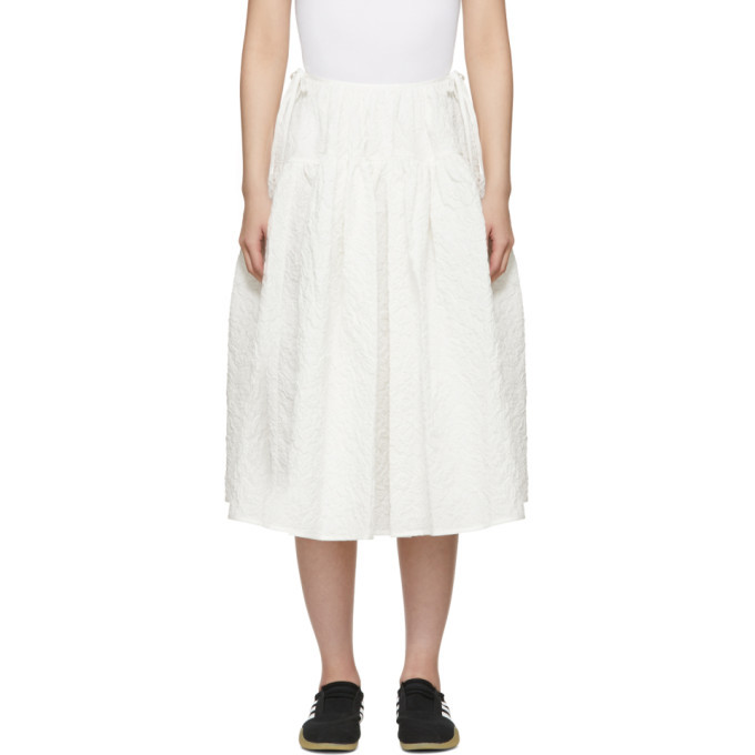 Cecilie Bahnsen White Rosie Skirt