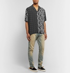 Rhude - Camp-Collar Printed Woven Shirt - Black