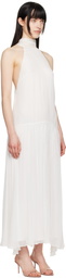 BEC + BRIDGE White Inka High Neck Maxi Dress