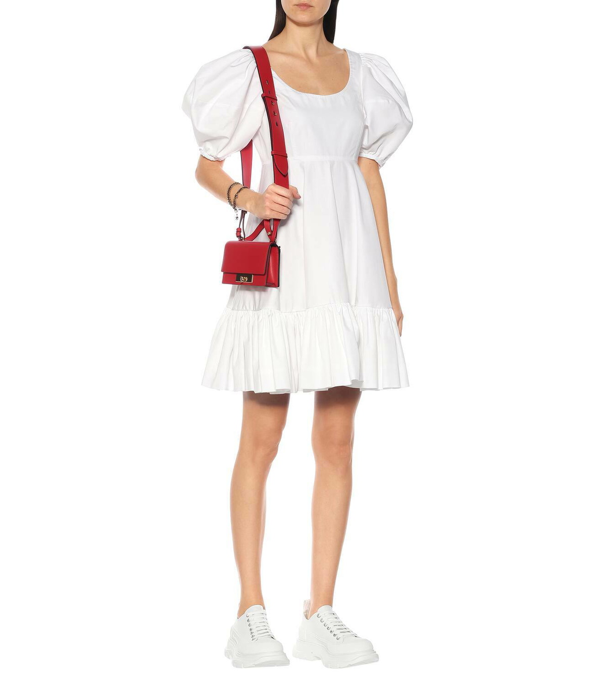Alexander McQueen Canvas platform sneakers