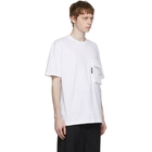 Comme des Garcons Homme White Flap Pocket T-Shirt