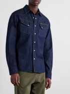 KAPITAL - Denim Western Shirt - Blue