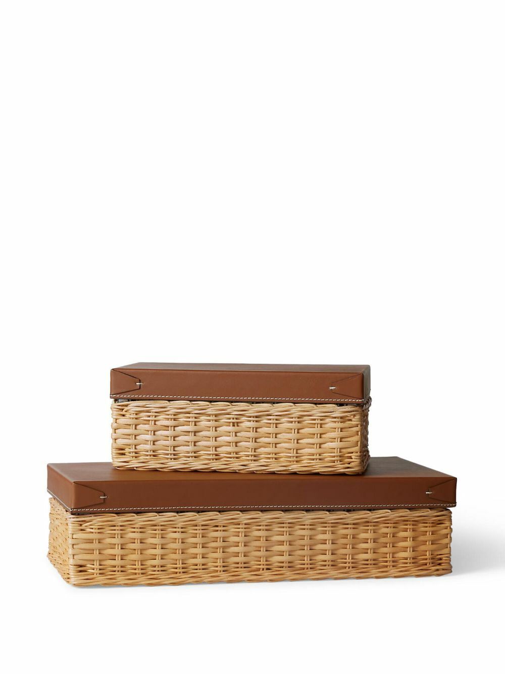 Ralph Lauren Home Brown Bailey Small Woven Box