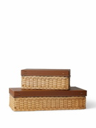 Ralph Lauren Home Brown Bailey Small Woven Box
