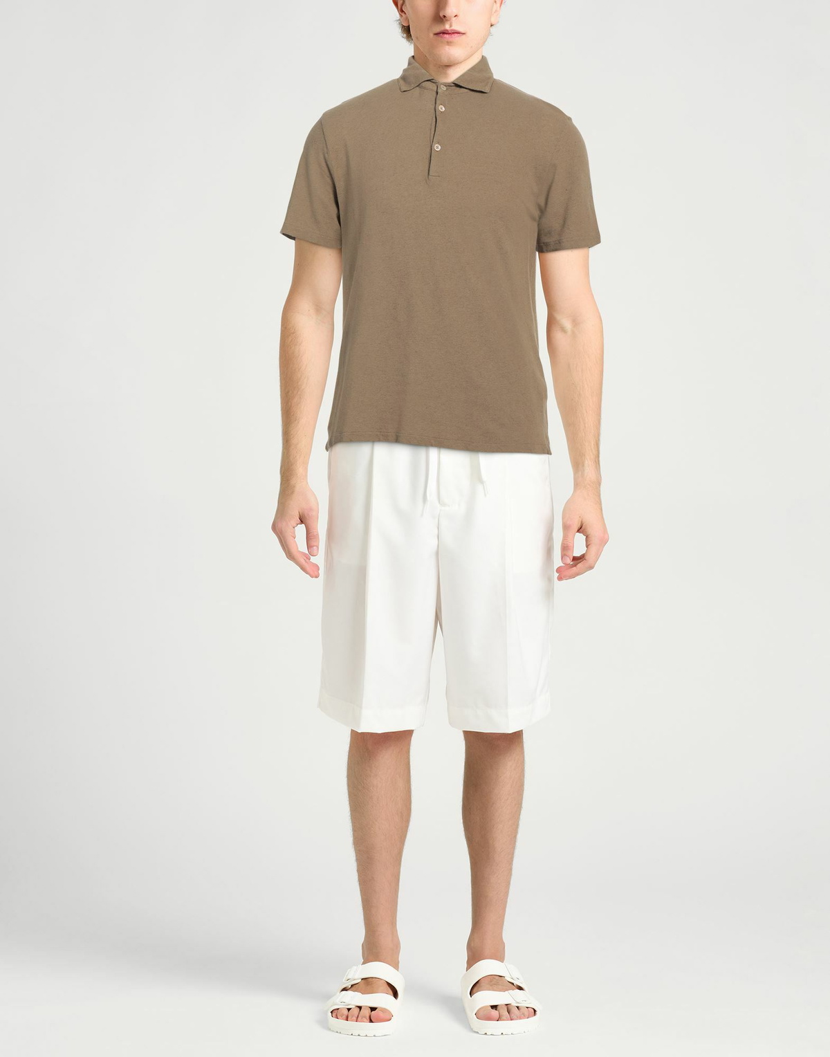 Boglioli Mens Polo shirt Khaki