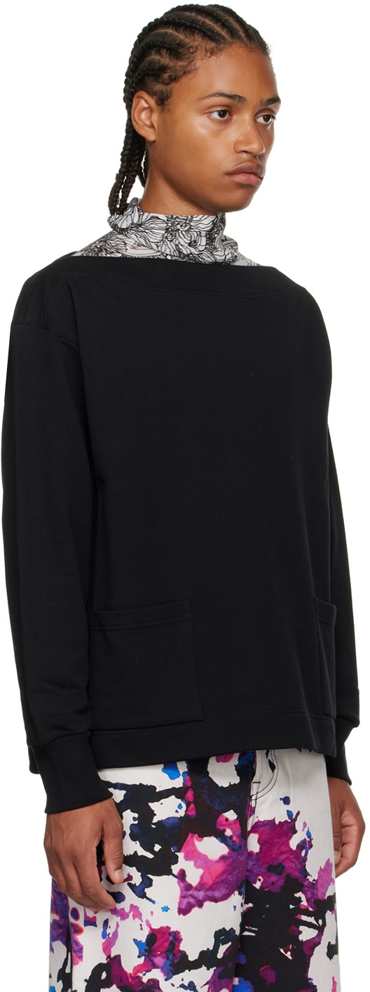 Black off hotsell the shoulder sweatshirt