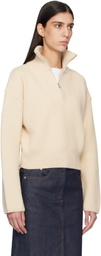A.P.C. Off-White Wide-Rib Sweater