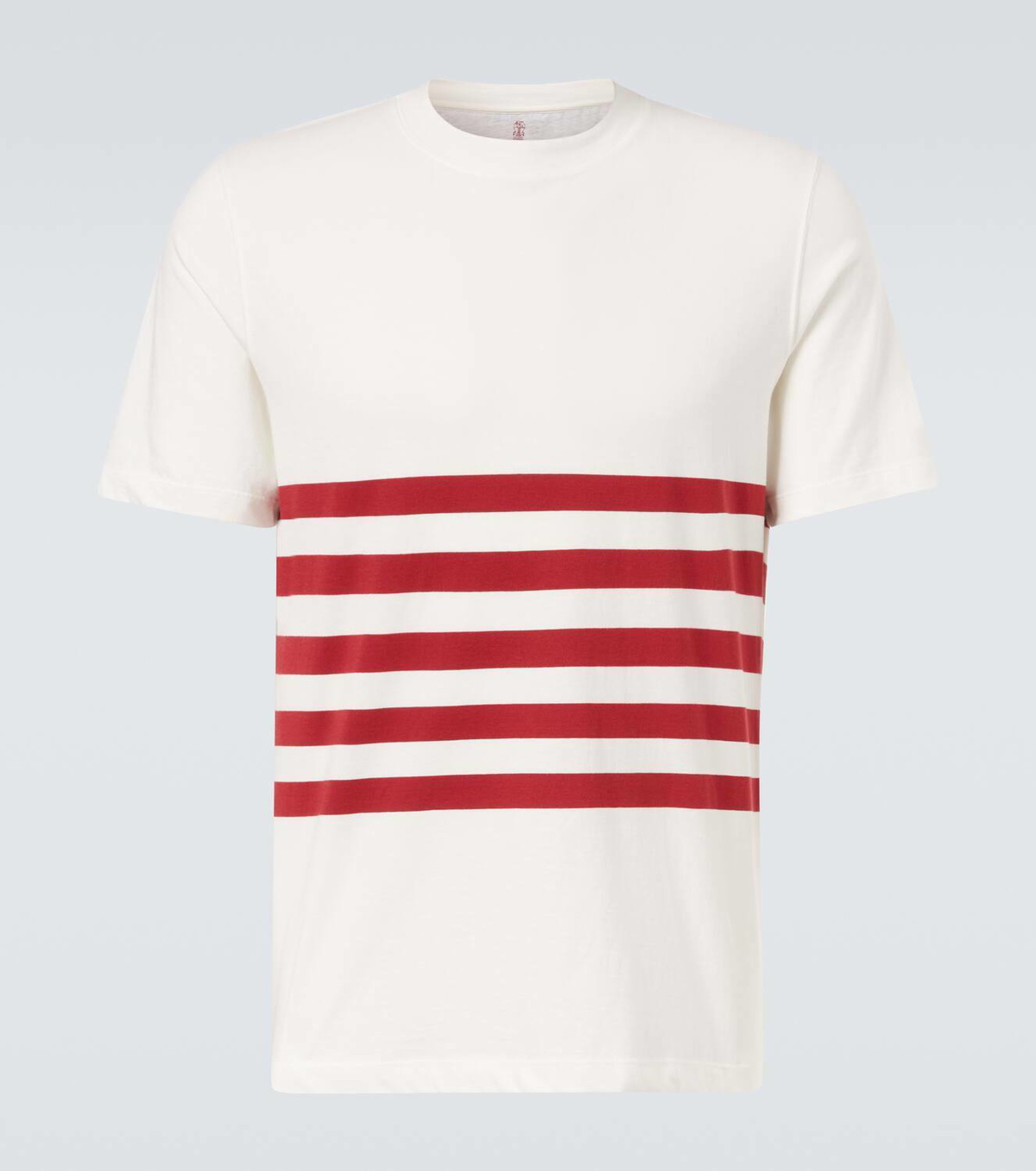 【送料&関税込】Brunello Cucinelli Striped Cotton Jersey T-s Brunello Cucinelli Striped cotton jersey T-shirt Brunello