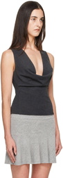 Belle Anna Gray Maxim Top