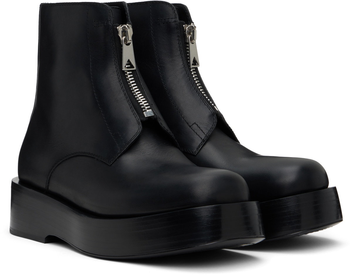 Bottega Veneta Black Torino Ankle Boots