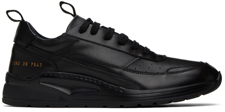 Photo: Common Projects Black Track 90 Sneakers