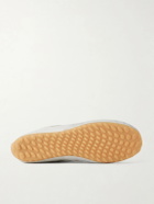 McQueen - Suede-Trimmed Shell Sneakers - Gray