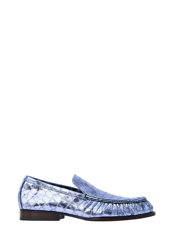 Photo: Dries Van Noten Croc-Embossed Loafers