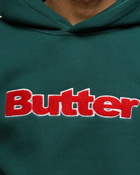 Butter Goods Chennille Logo Pullover Hood Green - Mens - Hoodies
