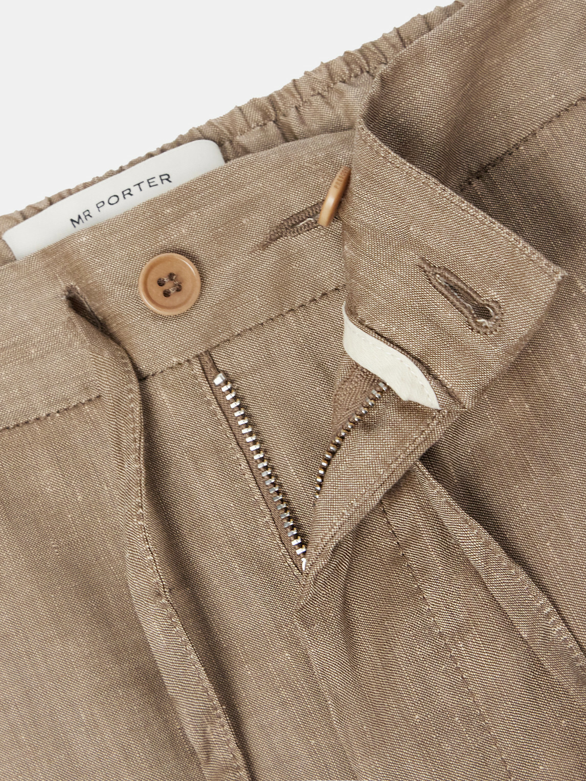 Frescobol Carioca - Straight-Leg Cotton Suit Trousers - Neutrals