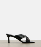 Balenciaga Cagole leather mules